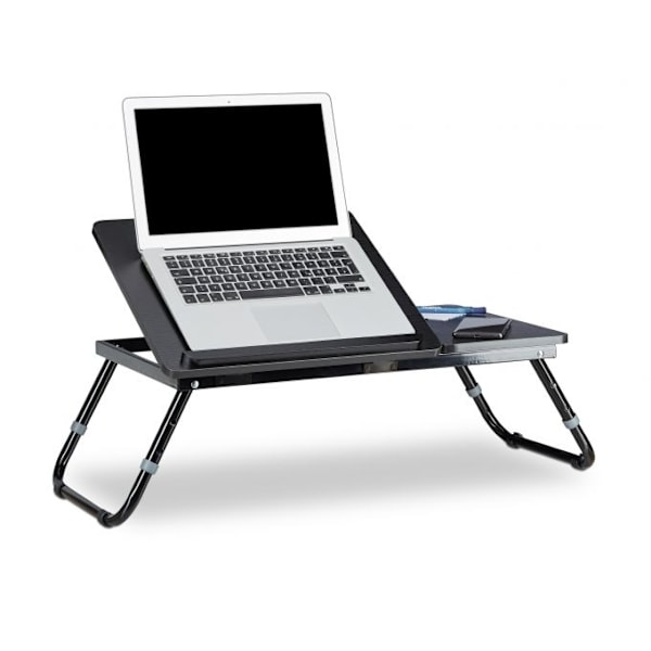 Laptop bord til sengen sort