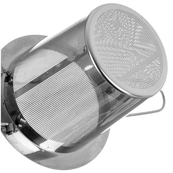 Te-infuser i rustfrit stål med låg, 7,5 cm