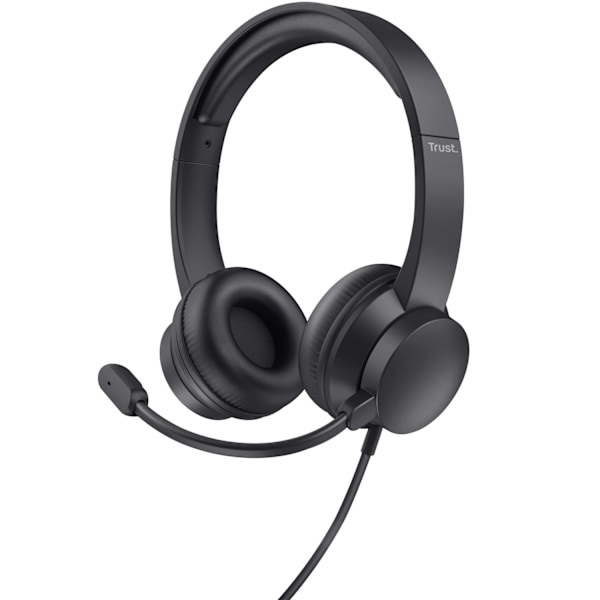 Ayda PC headset 3,5 mm sort