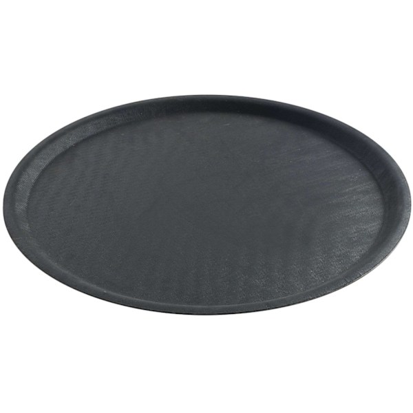 Anti-halk servisbricka, rund, diameter. 40cm - svart