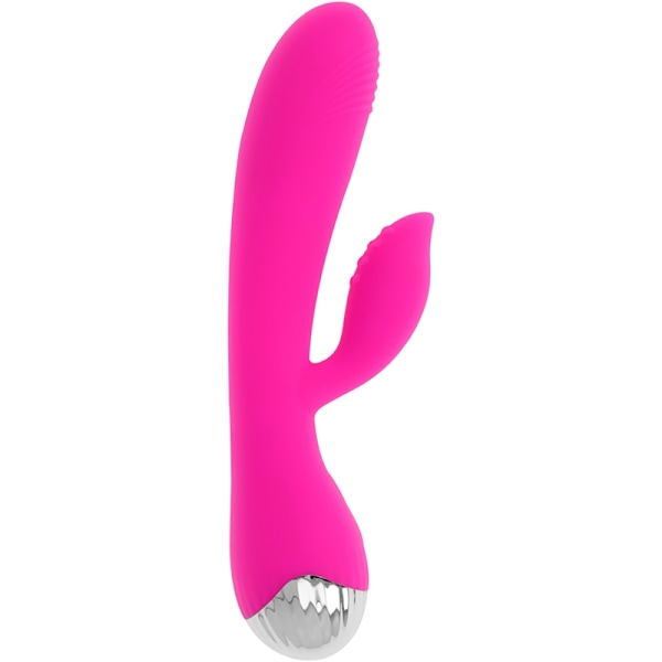 Ohmama - Genopladelig Vibrator Med Kanin 10 Vibrationstilstande 19 Cm