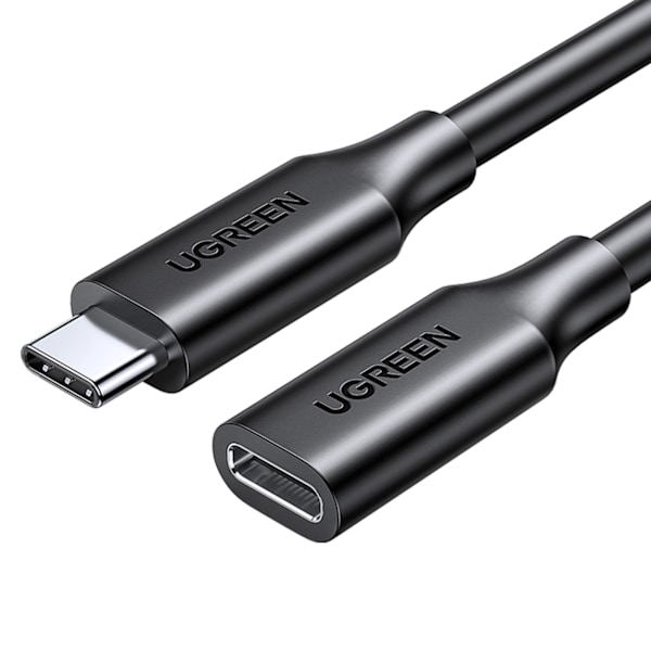 USB-C forlængerkabel 100W 10Gb/s 1m sort
