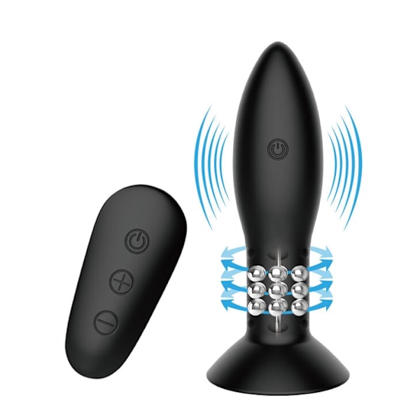 Mr Play - stik med sorte roterende bolde fjernbetjening