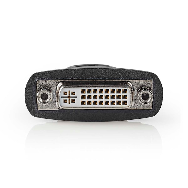 HDMI™ Adapter | HDMI™ Input | DVI-D 24+1-Pins Hun | Nikkelplateret | Lige | ABS | Sort | 1 stk. | Box