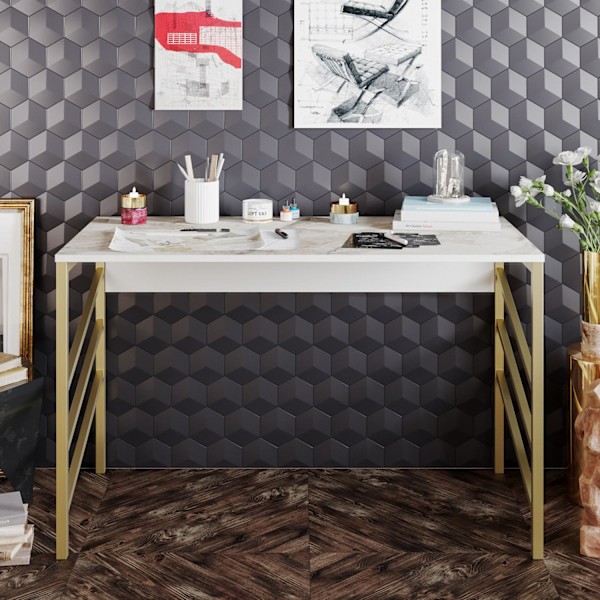 Study Desk Tonfisk - Guld