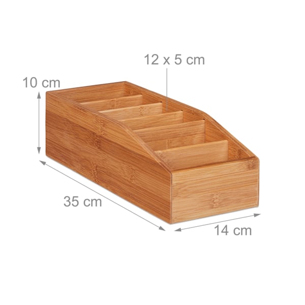 Förvaringsbox i bambu