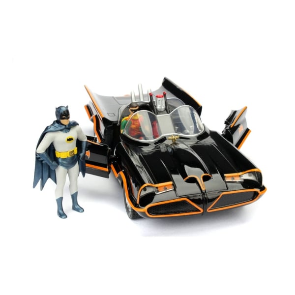 DC Comics Diecast Model 1/24 Batman 1966 Classic Batmobile