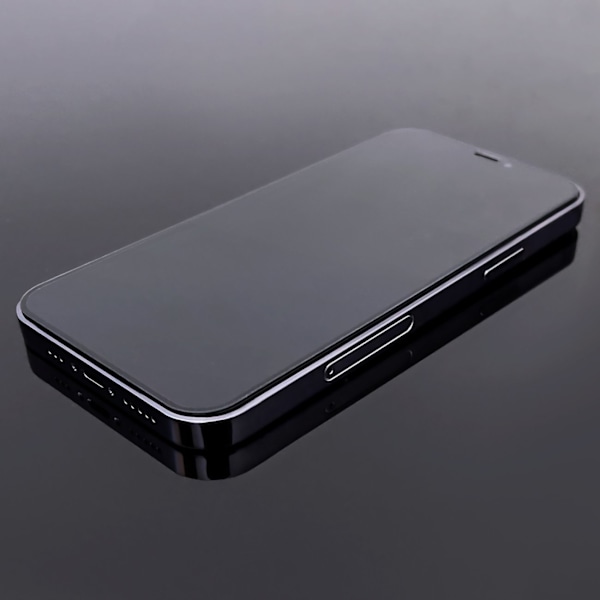 Holdbart 9H hærdet glas til hele skærmen på Motorola Moto G42 med ramme Case Friendly sort