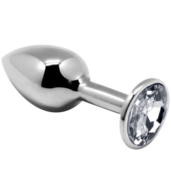 Alive - Anal Pleasure Mini Plug Metal Vit Storlek S