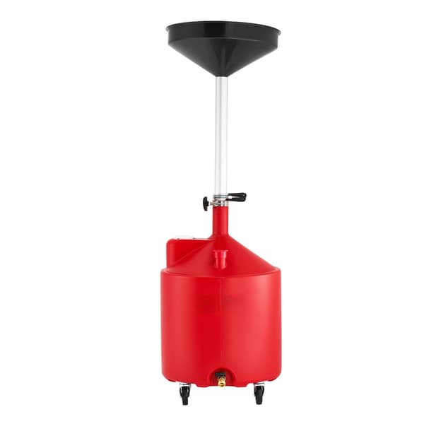 Spildolietank, 18 gallon, justerbar højde, hjul