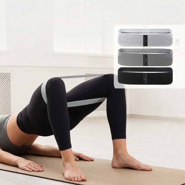 11-delt Pilates-sæt med ring, bold, elastikker og håndvægte