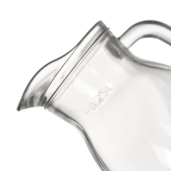 Mångsidig glaskanna med pip, handtag och måttskala 300 ml