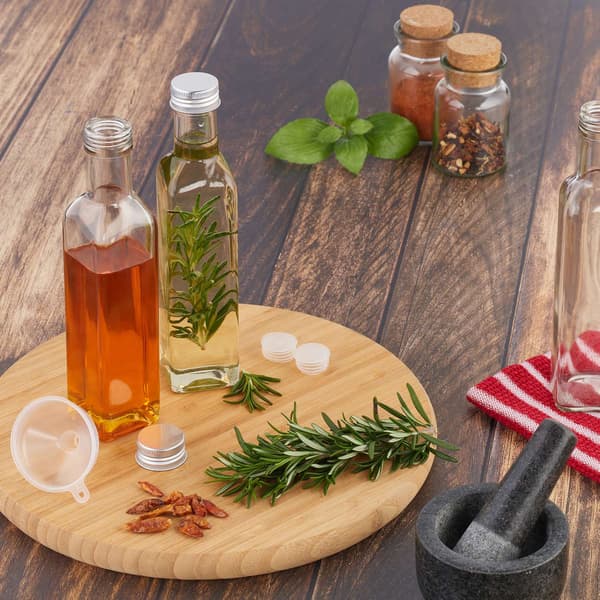 250 ml glasflaskor för likör, juice, olja