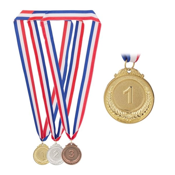 sæt med 3 medaljer til børn