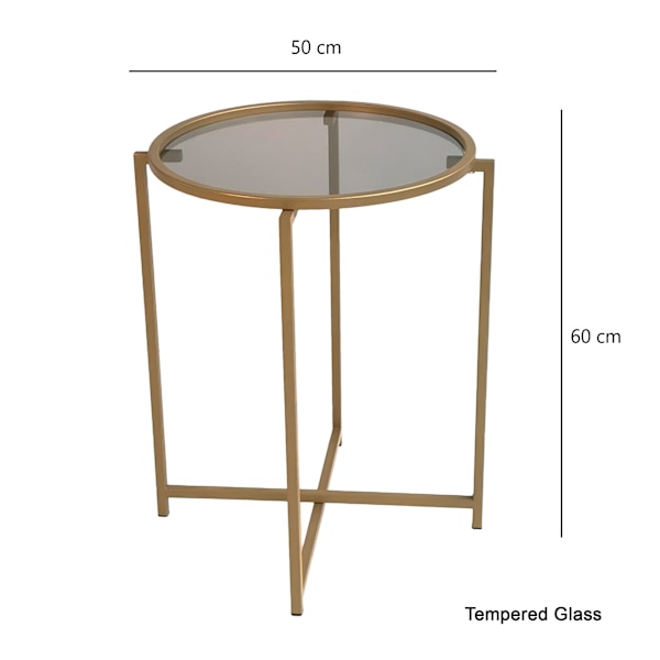 Soffbord S407U - Guld