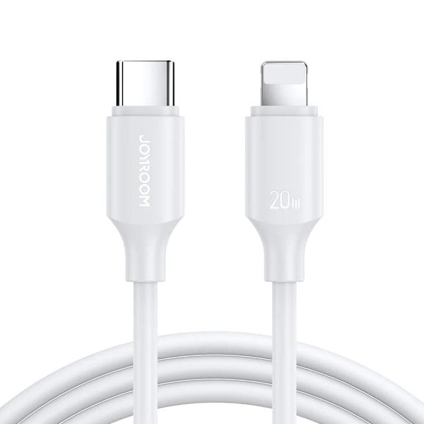 Joyroom USB-C-Lightning-latauskaapeli, 20W, 1M - valkoinen