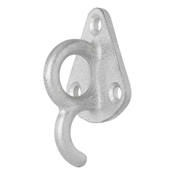 Metalliköysikoukku silmukalla 70x45mm