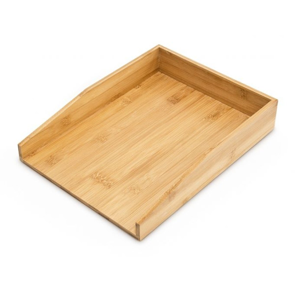Brevfack i bambu 33 x 25 x 6 cm