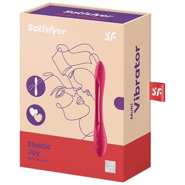 Satisfyer - Elastic Joy Multi Vibrator Rød