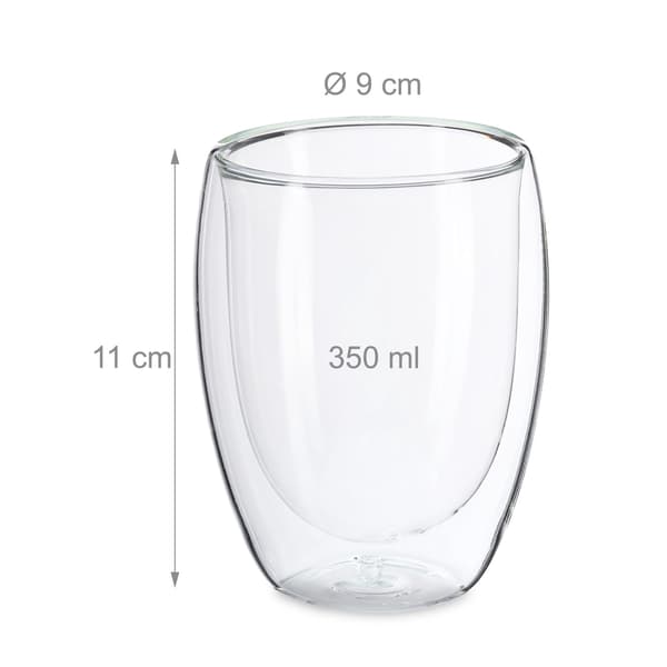 Latte macchiato lasi 350 ml