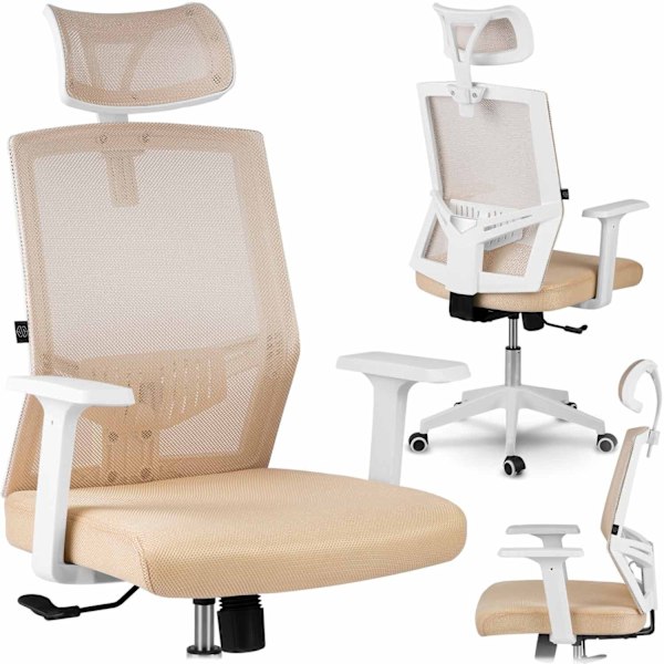 Sofotel Rotar kontorstol i beige mikromesh