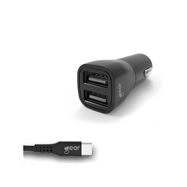 GEAR Oplader 12/24V 2xUSB
