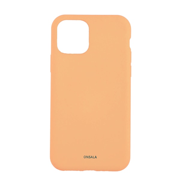 ONSALA taustakuori Sil Touch iPhone 11/XR Apricot