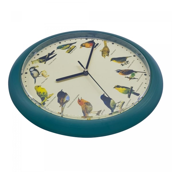 Herzberg HG-03718: Japansk ur med fuglesang - grøn