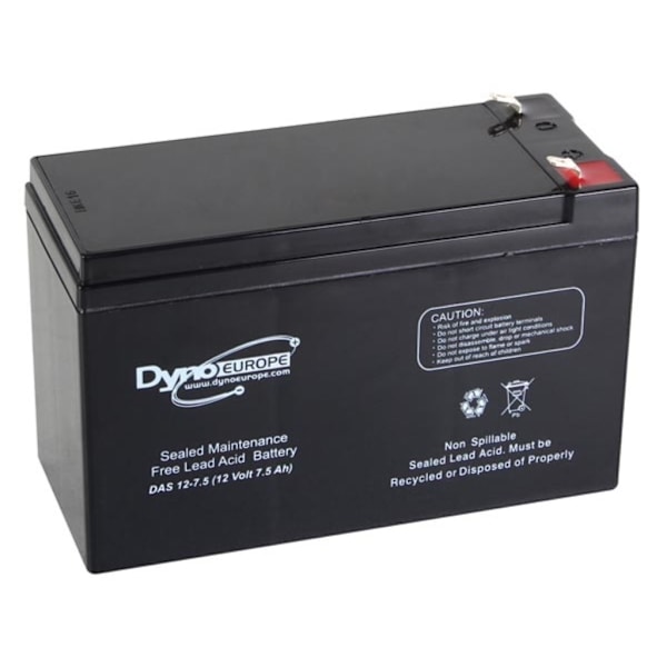 Blybatteri 12 V - 7,5 Ah 151 X 65 X 99 Mm