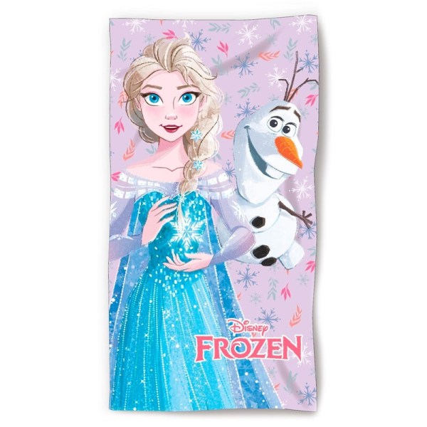 Disney Frost Elsa & Olaf strandhandduk i mikrofiber