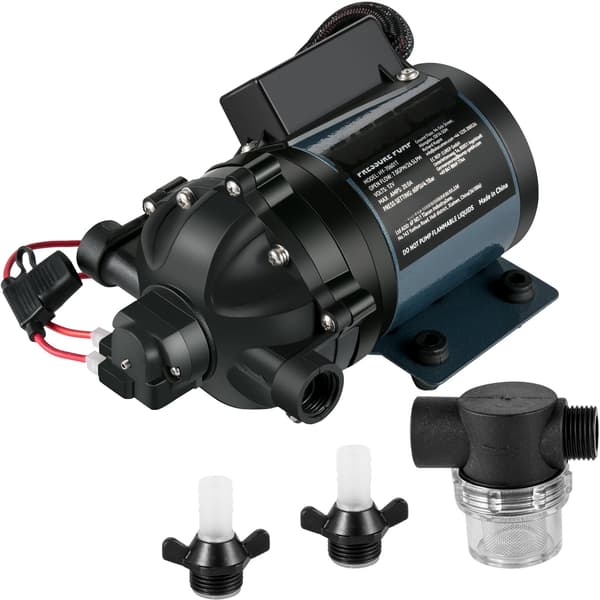 Spolpump, 12V DC, 7 GPM, 60 PSI självsugande