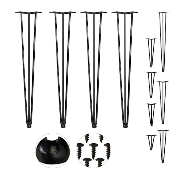 Möbelben hairpin set om 4