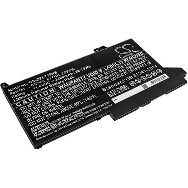 Batteri för Dell Latitude 12 7280 etc