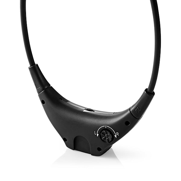 Trådløst TV hovedtelefoner | RF | In-Ear | Maksimal batteritid: 4.5 timer | 35 m | Digital lyd | Opladningsstation | Balancekontrol | Sort