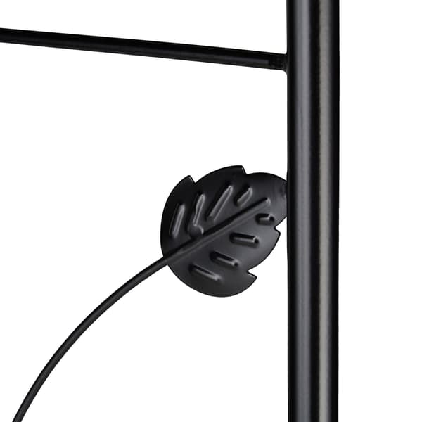 Metal Rose Arch i sort