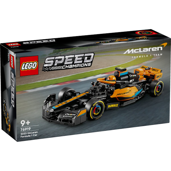 LEGO Speed ​​​​Champions 2023 McLaren Formula 1 -kilpa-auto