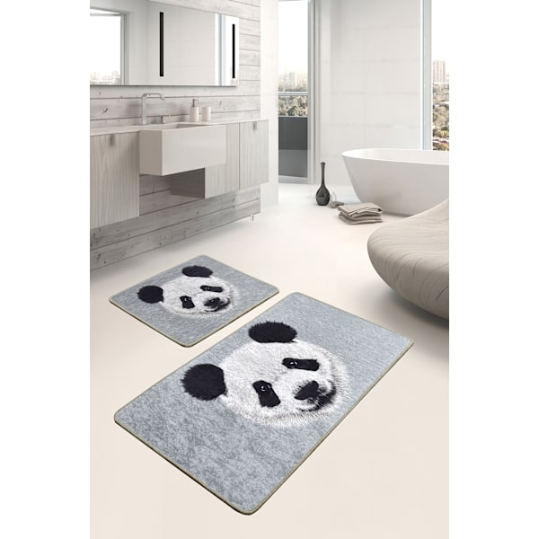Bathmat Set (2 kpl) Huge Panda Djt