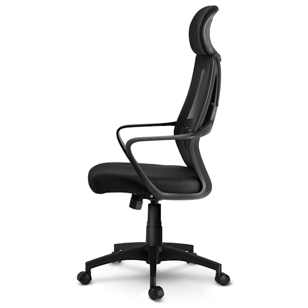 Kontorstol med micro mesh Praga - sort