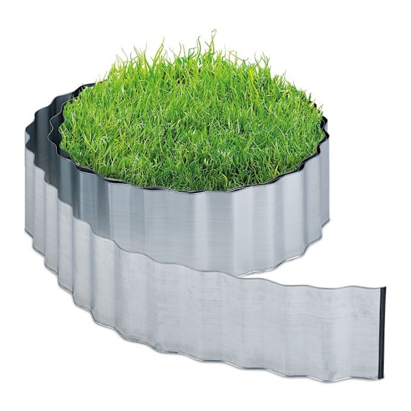 Gräskanter av metall 6 m