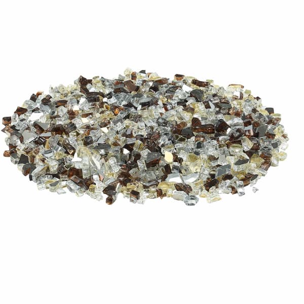 Reflekterande eldstadsglas, 10 lb, 1/2 tum, kopparblandning