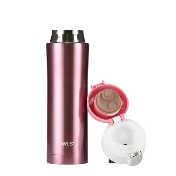Termisk kopp, rosa, 10 oz, isolerad