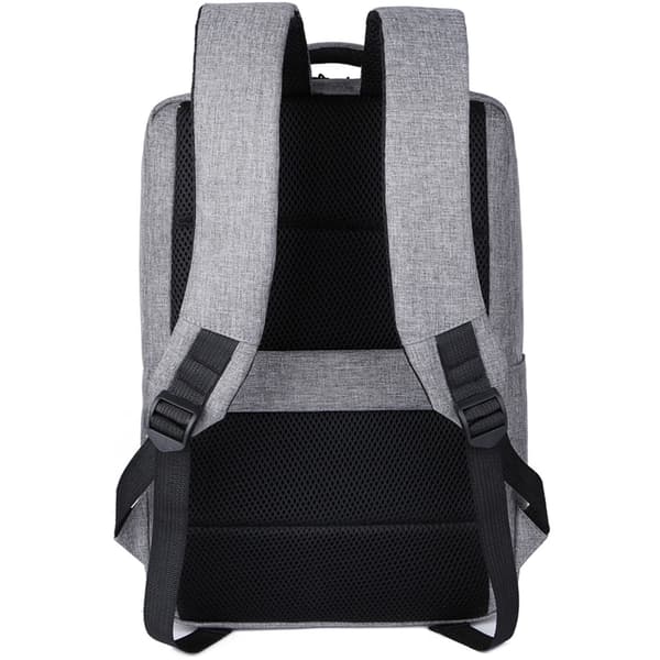 Laptopryggsäck 15,6" Grå, Vattentålig, Polyester