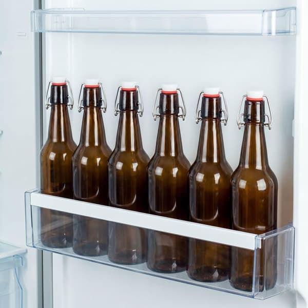 Glasflaskor med svänglock, set om 6 – återfyllningsbara, lufttäta
