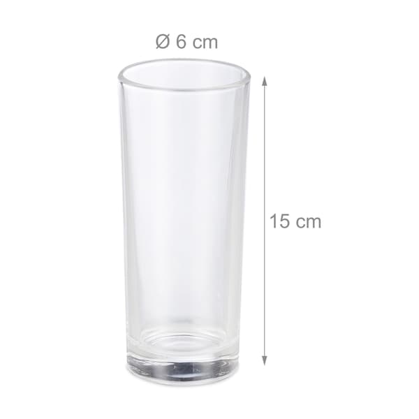 Long drink glas i et sæt af 12
