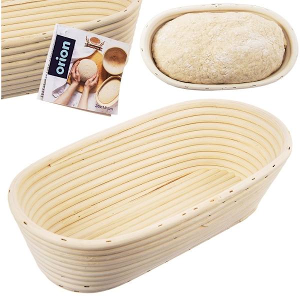 Leipäkori itse leivotun leivän käymiseen ja säilytykseen