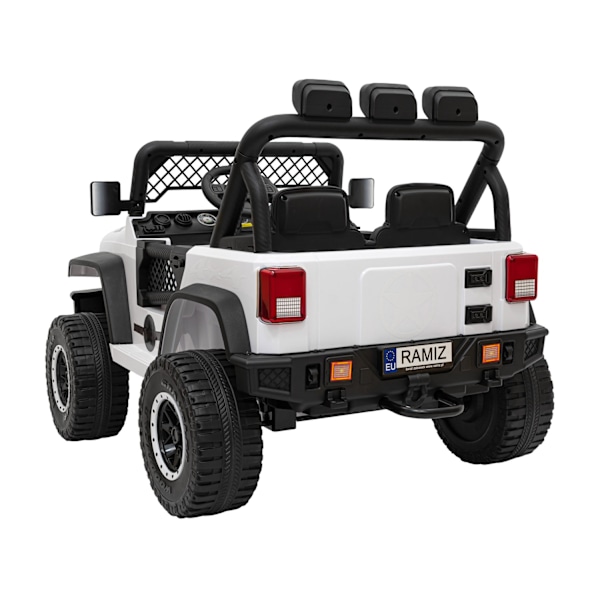 24V Kids ride-on bil med fjernbetjening, LED-lys, MP3, USB