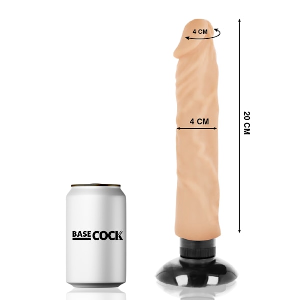 Perushana - Realistic Vibrator 2-1 Liha 20 cm -O- 4 cm