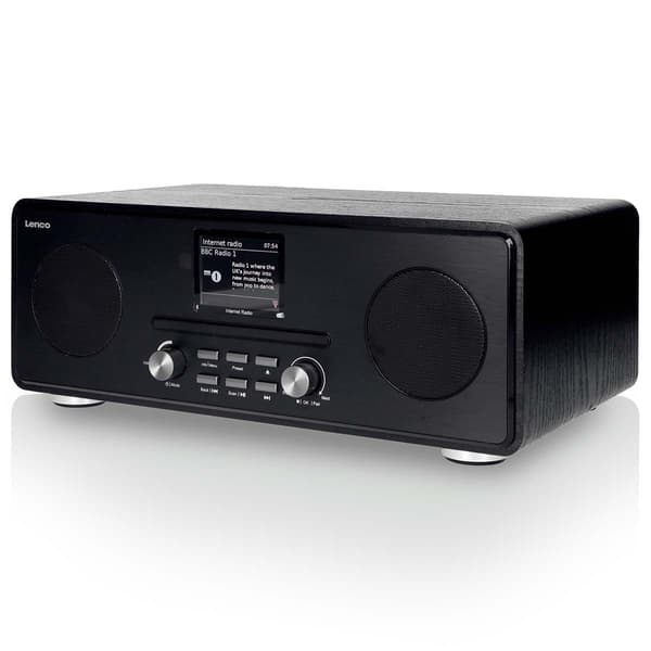 Internet / DAB+ / FM Radio med CD-afspiller og Bluetooth® Sort