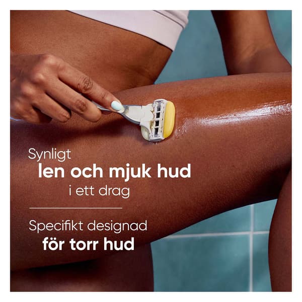 Rakblad för kvinnor, ComfortGlide Coconut, 3-pack