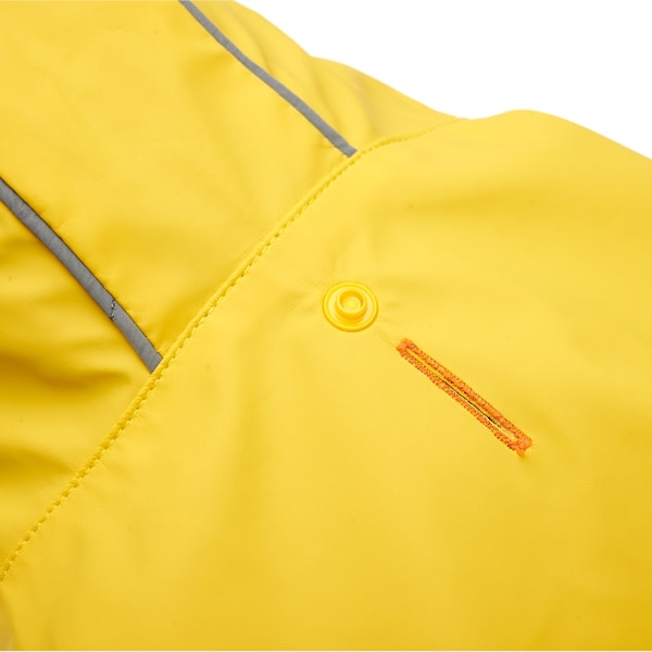 Gooeez Reflekterande Hooded Raincoat XS Gul/Grå